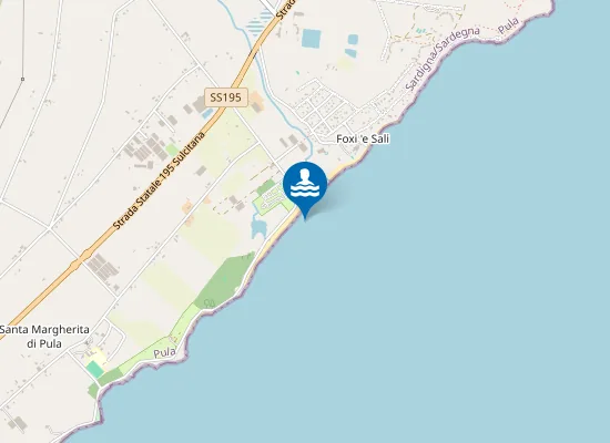 Map of SANTA MARGHERITA FLUMENDOSA CAMPING