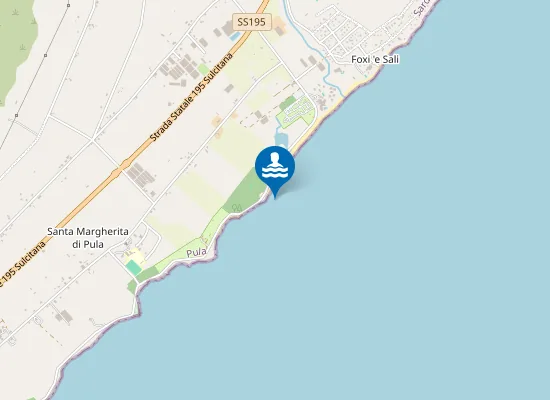 Map of SANTA MARGHERITA ETFAS CAMPING