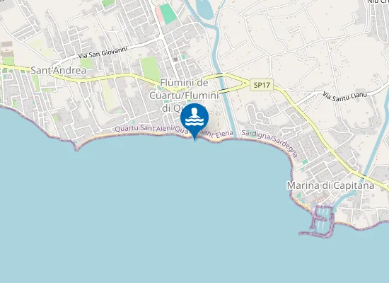Map of FLUMINI COLONIA
