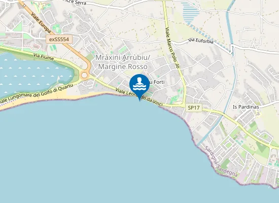 Map of MARGINE ROSSO SOTTO RINGHIERA