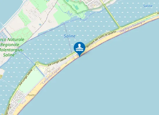 Map of POETTO LIDO CARABINIERI