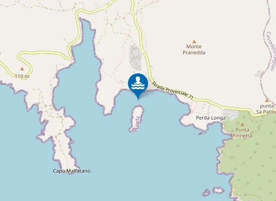 Map of MALFATANO SPIAGGIA