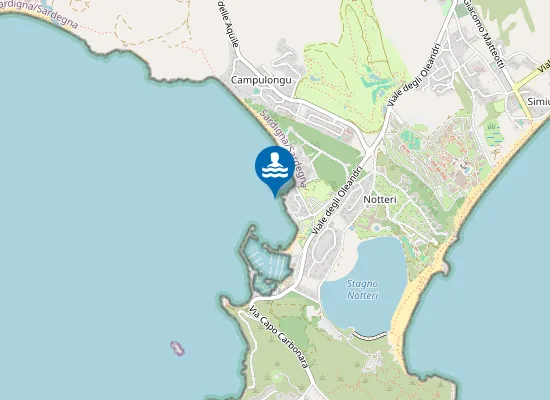 Map of SPIAGGIA DEL RISO CAMPEGGIO