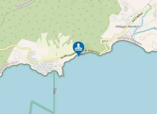 Map of EST RIO FRAISCHEDDU