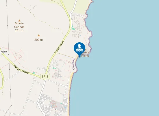 Map of SPIAGGIA DI SAN PIETRO