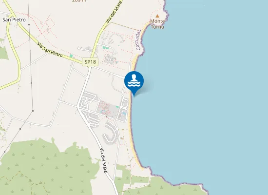 Map of CALA SINZIAS CAMPEGGIO