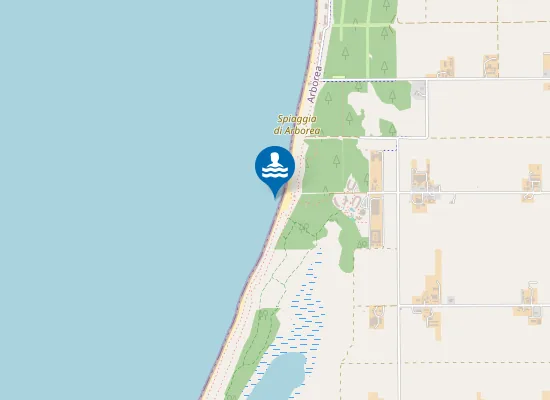 Map of ARBOREA STRADA 24 ALABIRDI