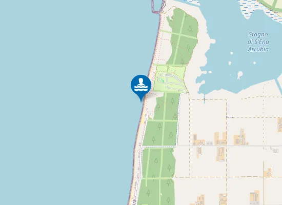 Map of ARBOREA STRADA 28-CAMPING