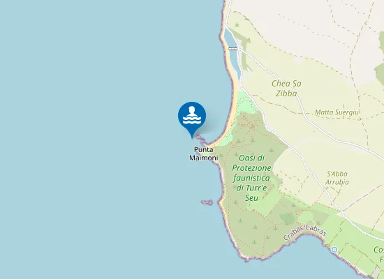Map of PUNTA MAIMONI-VILLAGGIO PESCATORI