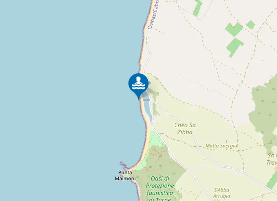 Map of FUNTANA MAIMONI