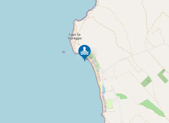 Map of PORTU S'UEDDA