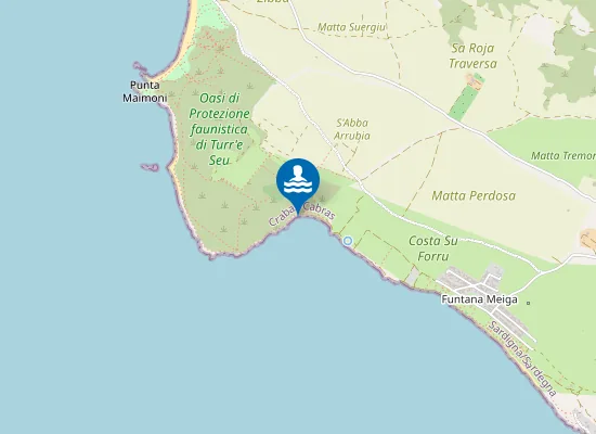 Map of SPIAGGETTA ABBAROSSA