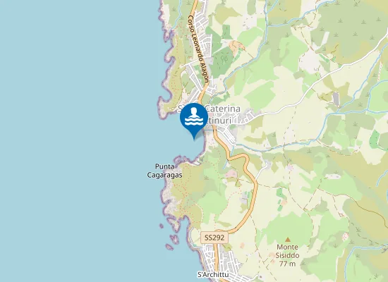 Map of SANTA CATERINA-SPIAGGIA