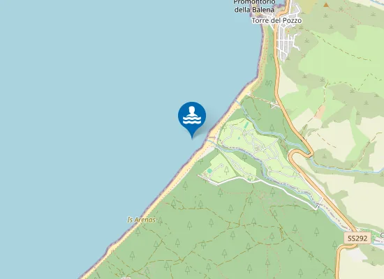 Map of IS ARENAS-FRA CAMPING EUROPA E ARIETE