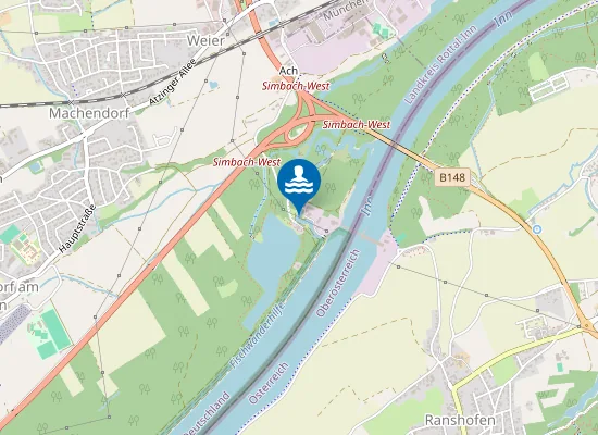 Map of WALDSEE KIRCHDORF AINN