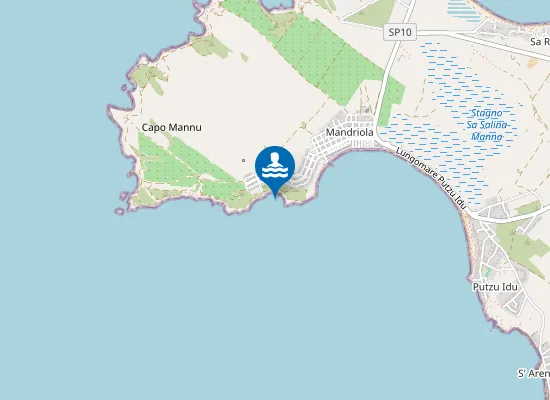 Map of MANDRIOLA-LA BAIA BLU