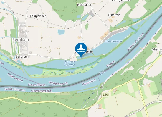 Map of BERGHAMER SEE KIRCHDORF AINN