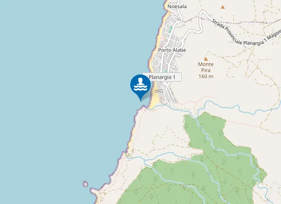 Map of PORTO ALABE-LIMITE SUD