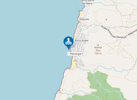 Map of PORTO ALABE-CENTRO SPIAGGIA