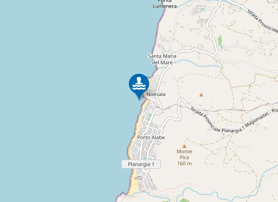 Map of PORTO ALABE-LIMITE PROV.OR-NU