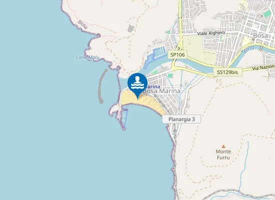 Map of PONTILE ISOLA ROSSA