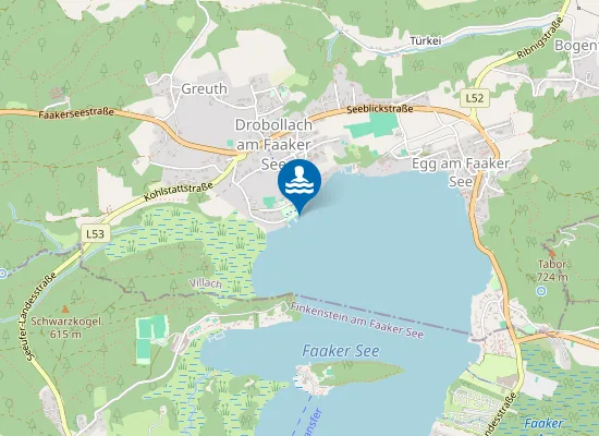 Map of FAAKER SEE, DROBOLLACH
