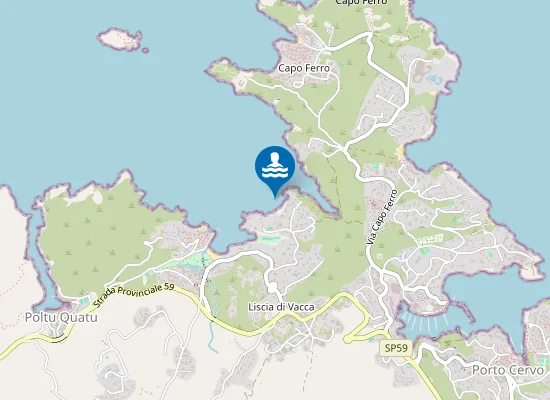 Map of SPIAGGIA OLIVETTI