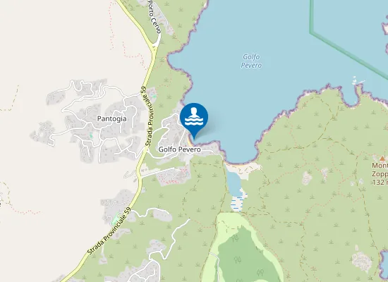 Map of GOLFO PERO - MUNTIGGIU