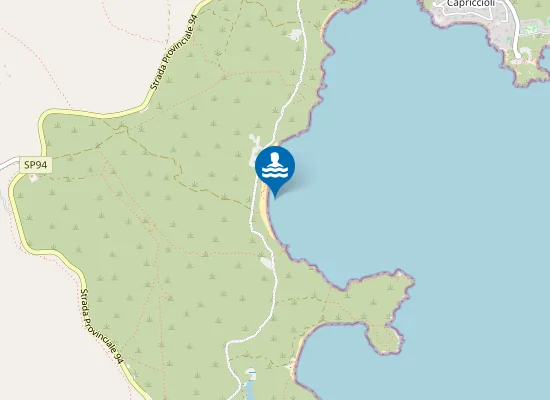 Map of CALA LISCIA RUJA