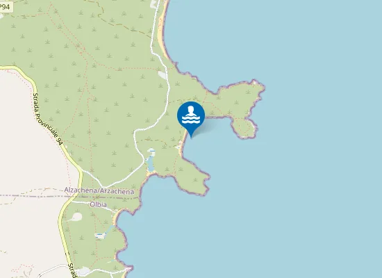 Map of CALA PETRA RUJA