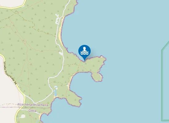 Map of CALA LISCIA RUIA