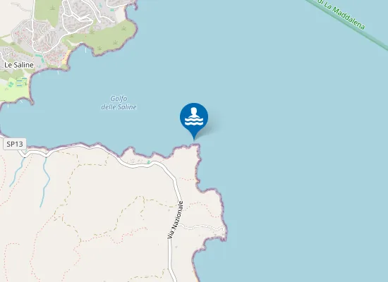 Map of CALA PUNTA SALINE