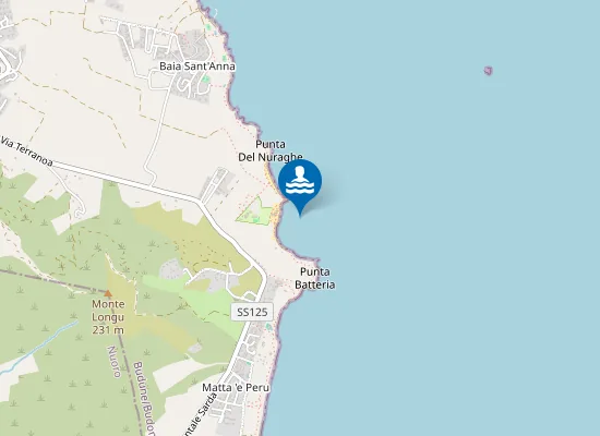 Map of SPIAGGIA CAMPEGGIO SA MARINA