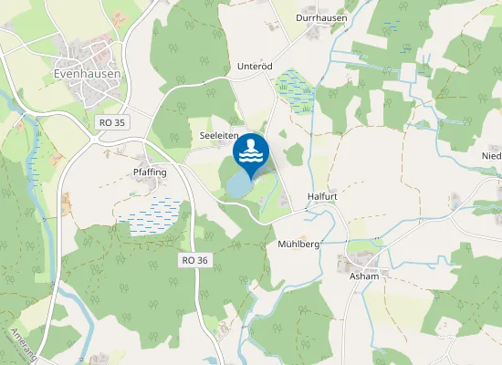 Map of FRIEDELSEE AMERANG BADESTEG