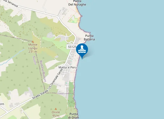 Map of I FRONTE S.S. 125 ( KM. 273 )