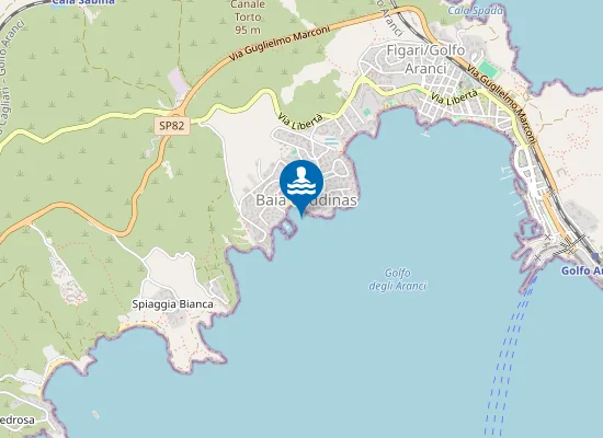 Map of SP.VILLAGGIO BAIA CADDINAS