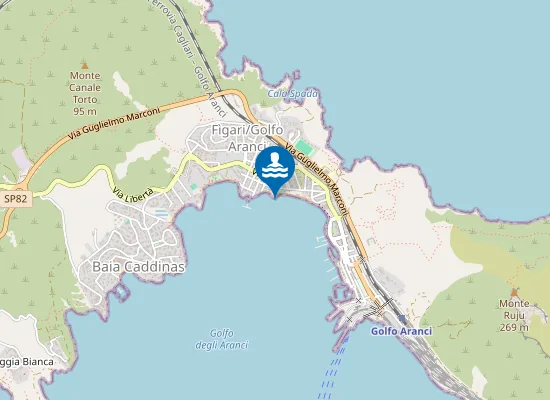 Map of TRA I E II SPIAGGIA