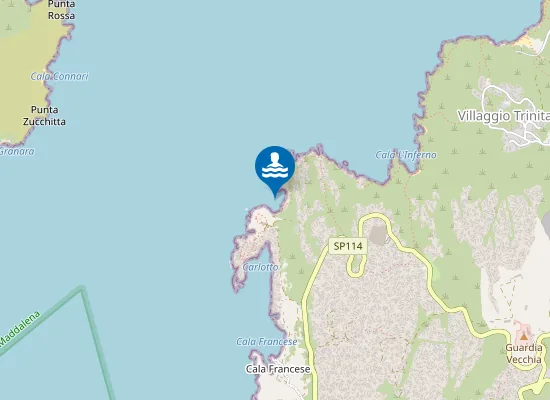 Map of CALA CARLOTTO