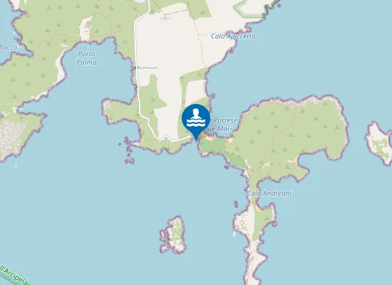 Map of CALA DUE MARI