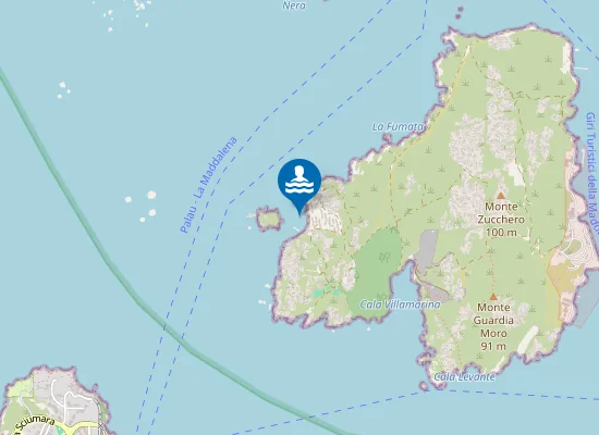 Map of VALTUR SPIAGGIA - S. STEFANO