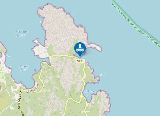 Map of LOC.TA' PORTO LUNGO