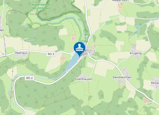 Map of UNTERLAUSER SEE FELDKIRCHEN WESTERHAM BADESTEG