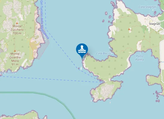 Map of P.TA CODA SARDEGNA I