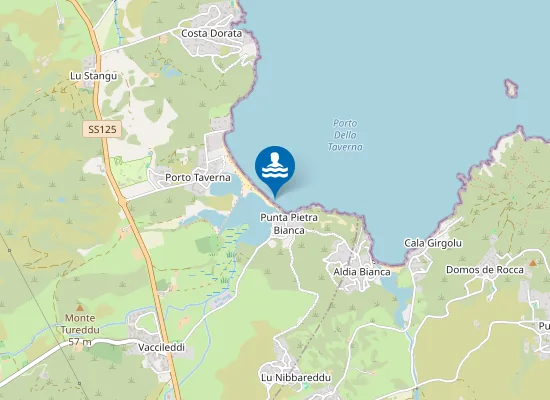 Map of PORTO TAVERNA