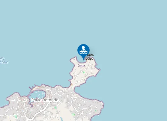 Map of SPIAGGIA PUNTA DELLA VOLPE