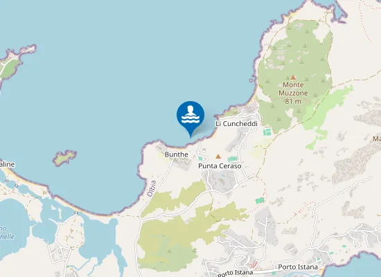 Map of SP. A EST PUNTA DI TRONFINO