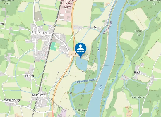 Map of ERLENSEE SCHECHEN CAMPINGPLATZ