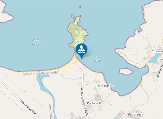 Map of L'ISULEDDA