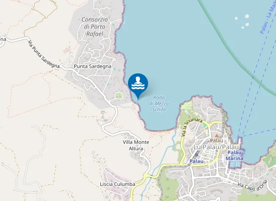 Map of BAIA DI NELSON SECONDO