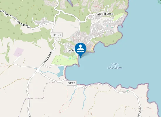 Map of SPIAGGIA DEGLI SVEDESI